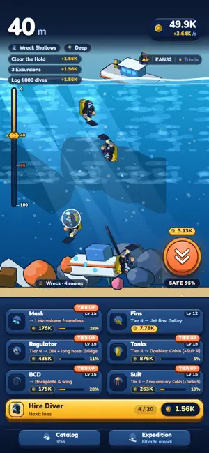 Deep Dive Idle screenshot 2