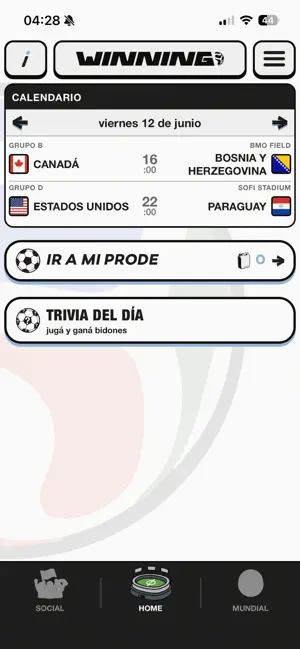 Winning Argentina iPhone screenshot 1
