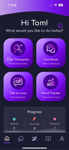 MoodEaser: Find a Therapist screenshot