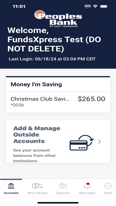 Peoples Bank of East Tennessee Screenshot