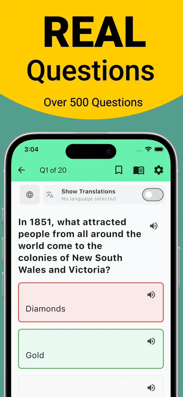 Screenshot #3 pour Citizenship Test AU (2026)