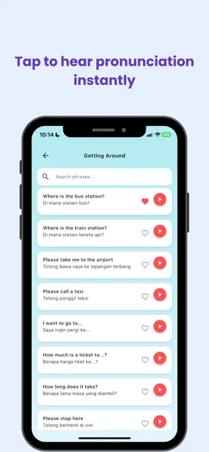 Malay Phrasebook for Travel screenshot 3