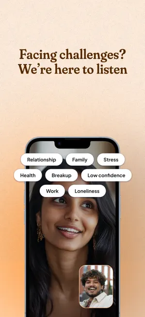 Eaze App: Talk & Feel better iPhone screenshot 1