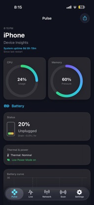Pulse: System Network Monitor screenshot 1