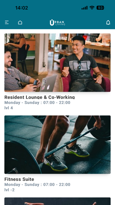 Urban Living Members App Screenshot