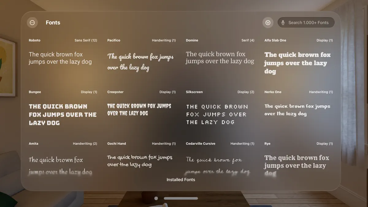 Fontastic - Install Fonts screenshot 1
