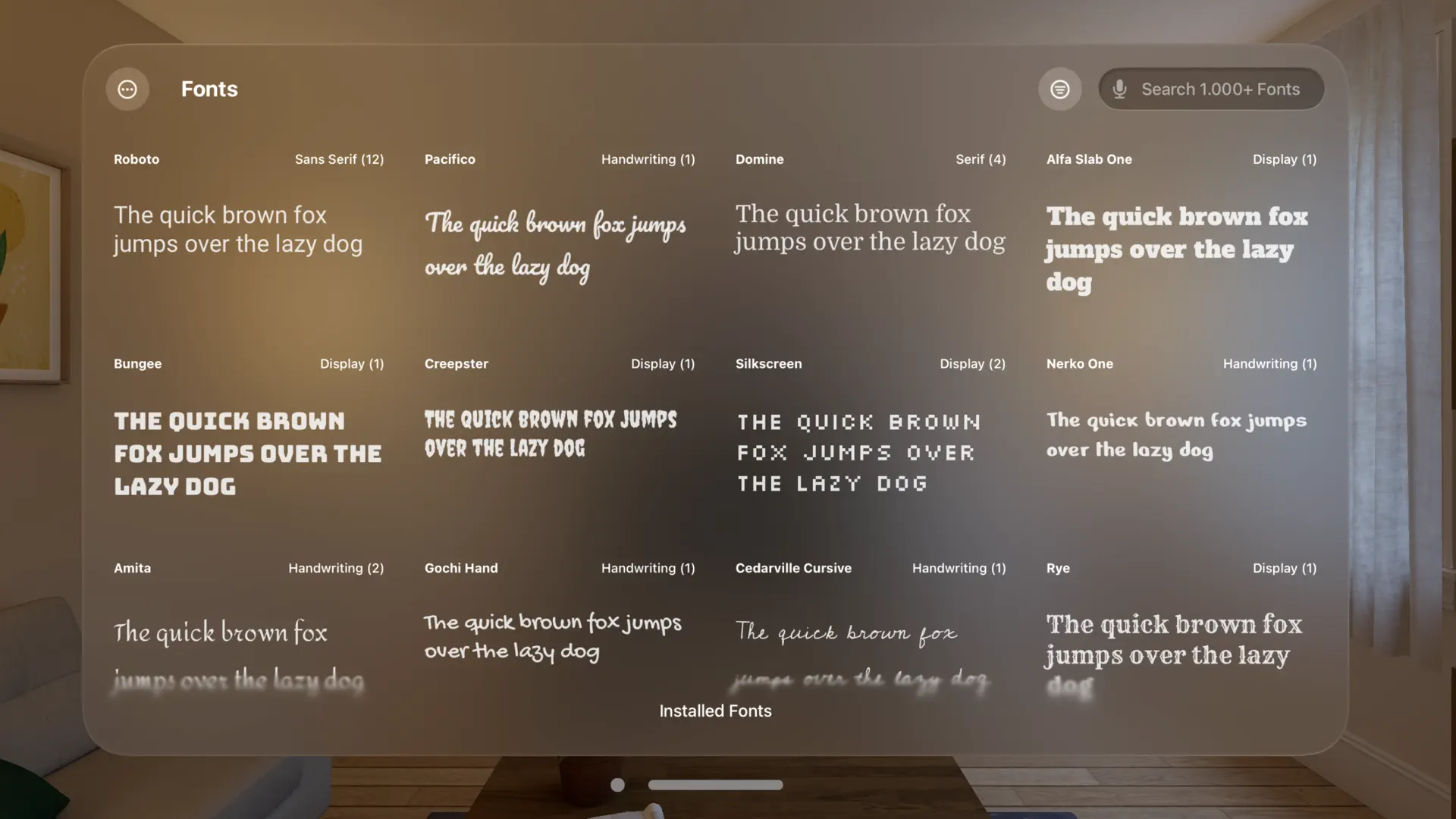 Fontastic - Install Fonts screenshot