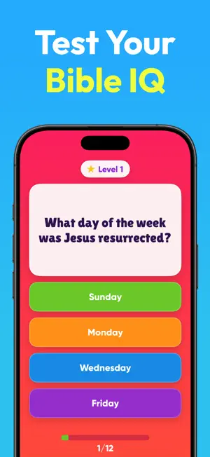 Bible Trivia Quiz - Fun Game screenshot 1