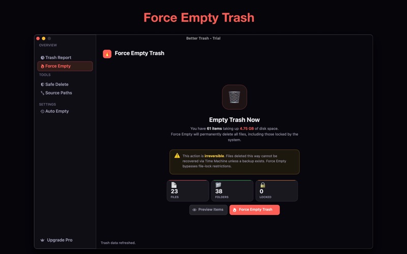 Screenshot #1 pour Better Trash