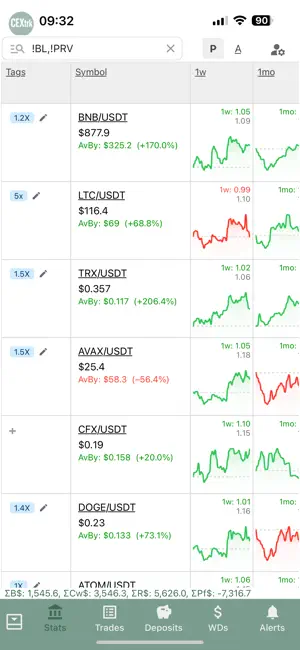 CEXtrk screenshot 3