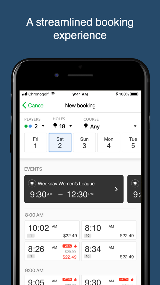 #2. CNP Golf (iOS) By: Chronogolf, Inc.