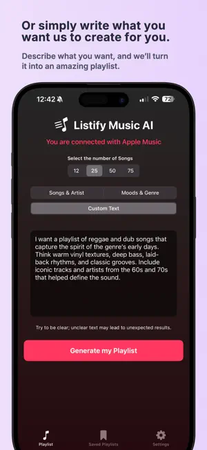 Listify Music AI screenshot 3