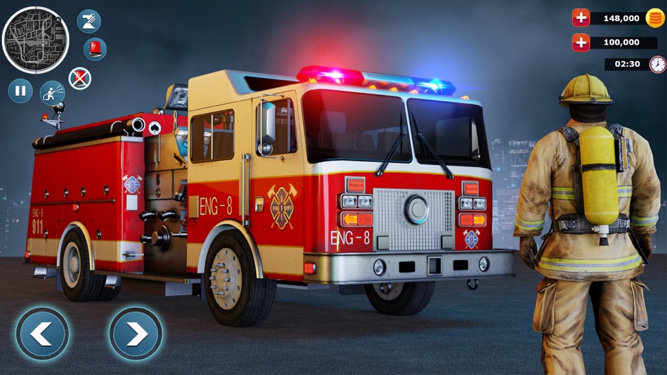 #3. Firefighter Simulation 3D Game (iOS) Bởi: The Tecknis Games
