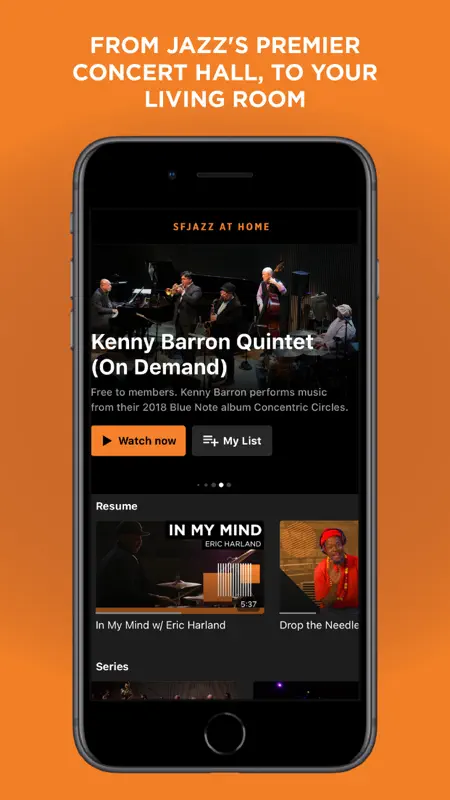 SFJAZZ at Home screenshot 1 of 4