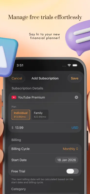 Subcut: Subscription Manager screenshot 5 of 7