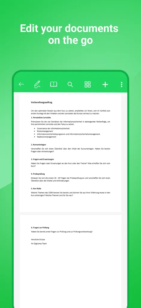 Digicomp Learn - Education App | MWM