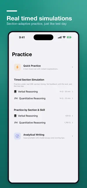 GRE Test Prep: Vocab & Math screenshot 3
