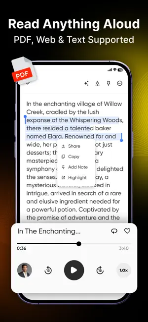 AI Text to Speech: Audio Books screenshot 2