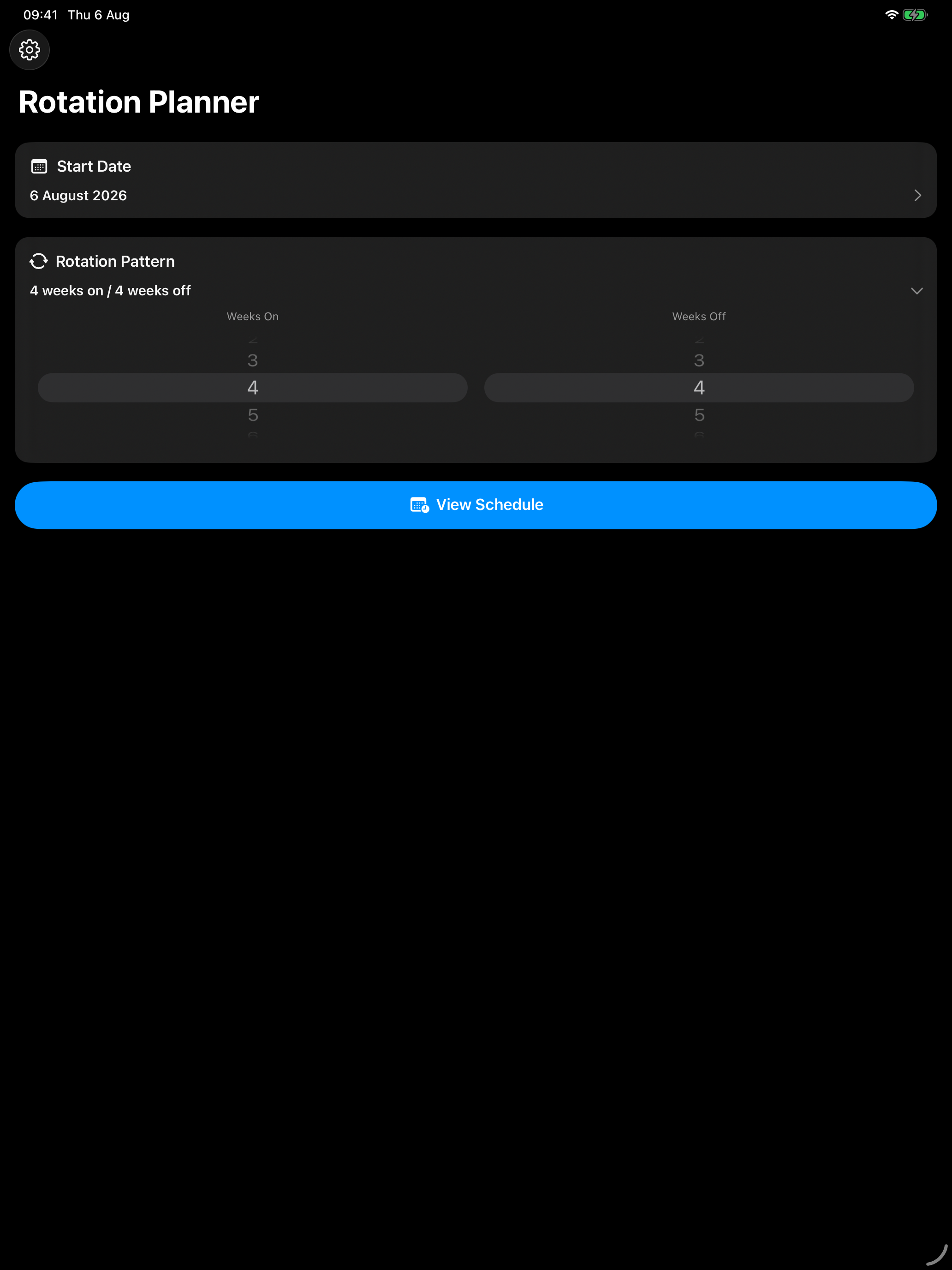 RotationalPlanner screenshot 8