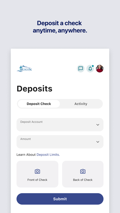 Beacon FCU Mobile Screenshot