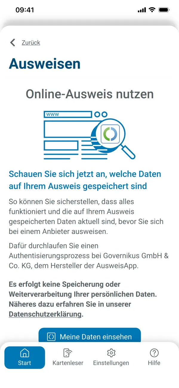 Screenshot #3 pour AusweisApp Bund