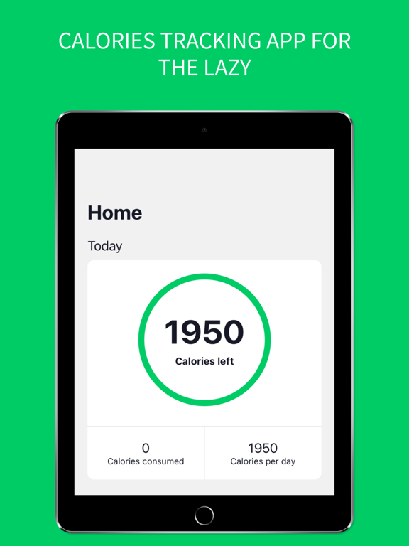 Tied: Calorie Deficit Tracker iPad screenshot 2 - Health & Fitness app