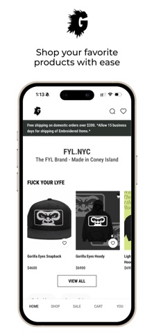 FYL NYC iPhone screenshot