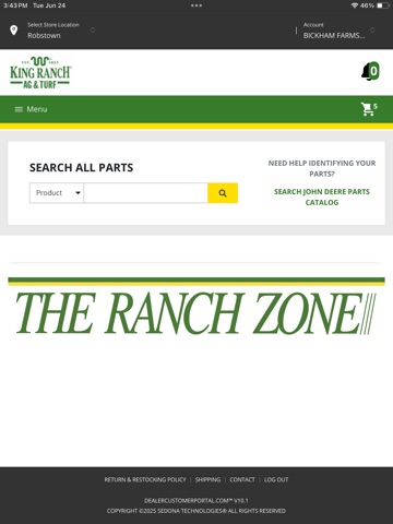 The Ranch Zone iPad screenshot