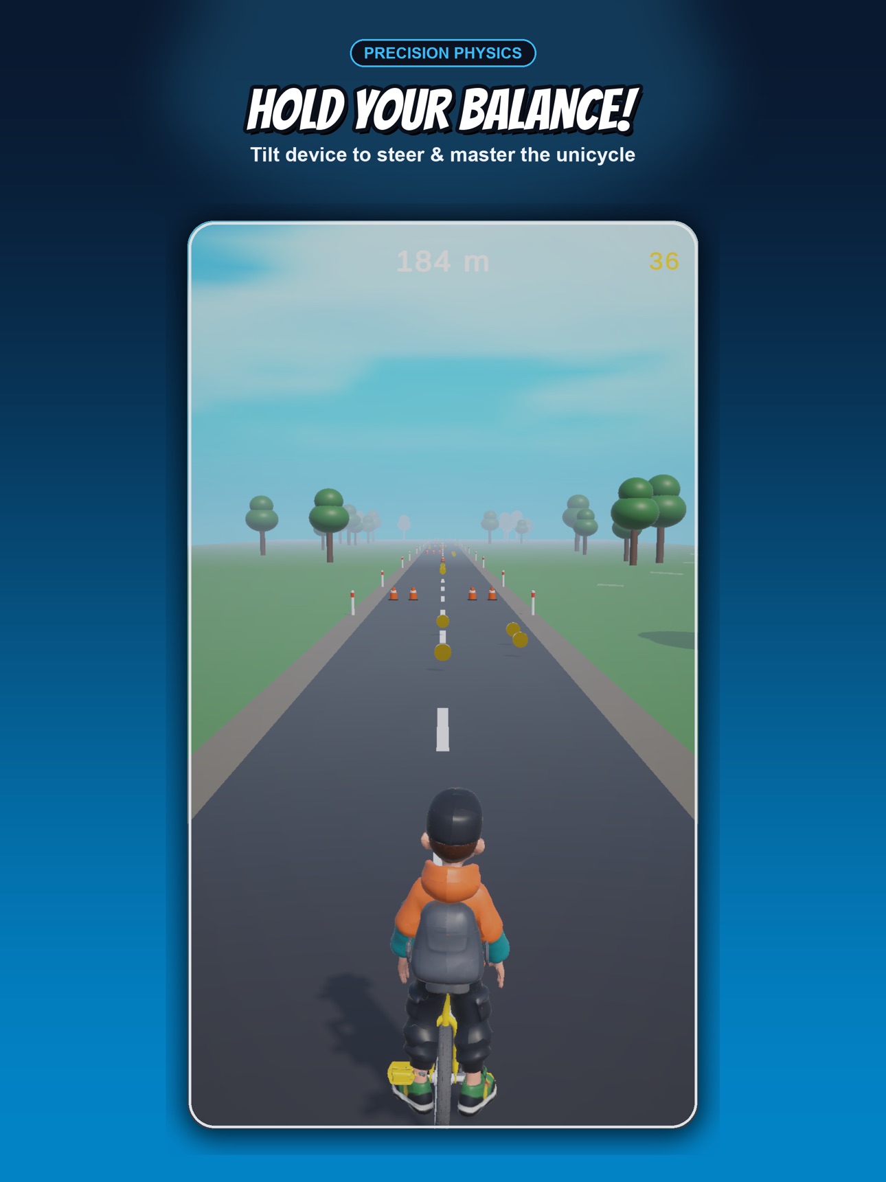 Screenshot 6 of The Unicycler: Balance Rush