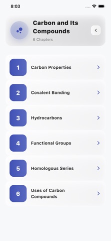 Grade 10 Physical Science iPhone screenshot