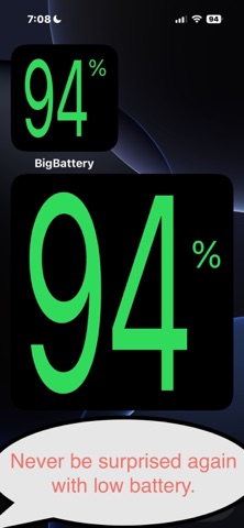 BigBattery Display screenshot