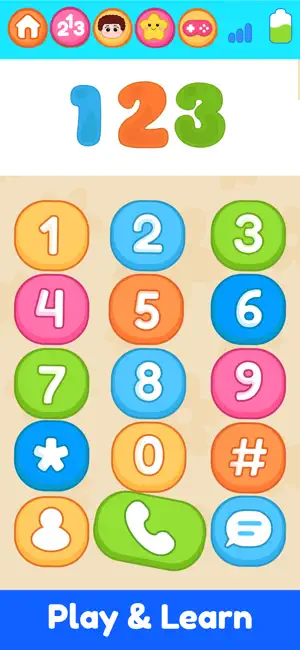 Baby Phone for Kids Toddlers screenshot 1