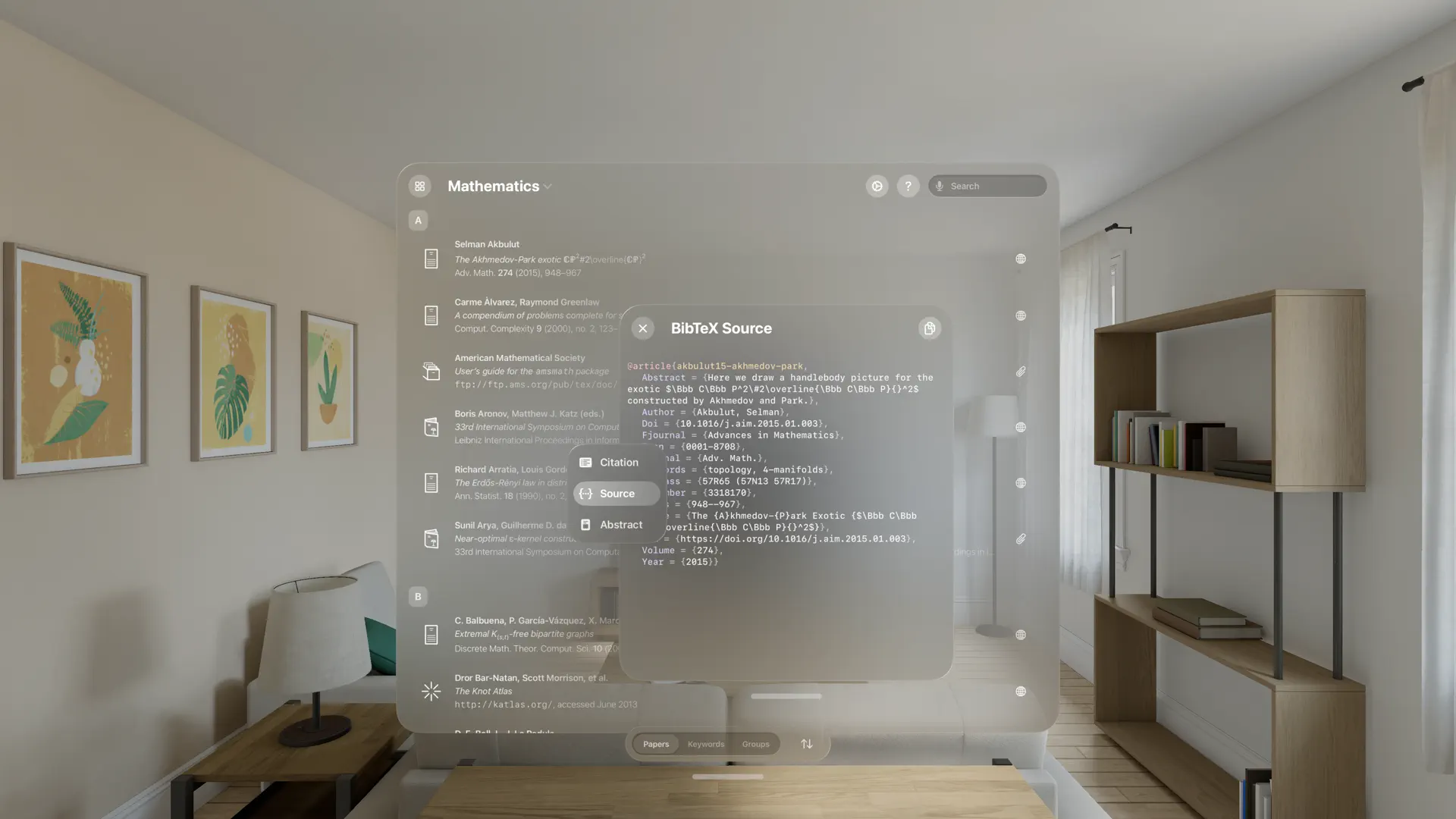 References screenshot 4