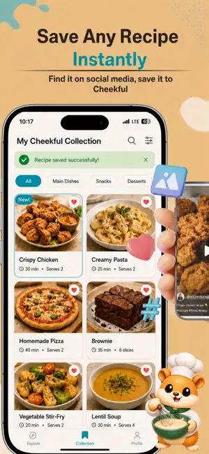 Cheekful: Recipe Keeper screenshot 1