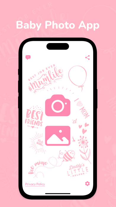Screenshot #1 pour Baby Snap: Photo Sticker
