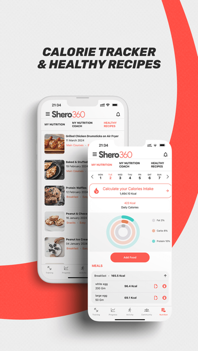 SHERO360 - Women Fitness App Screenshot
