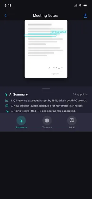 PDF Scanner - Scan & OCR screenshot 3