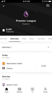 onefootball: football scores iphone resimleri 3