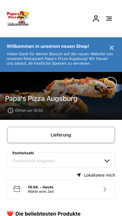Screenshot #1 pour Papa's Pizza Augsburg