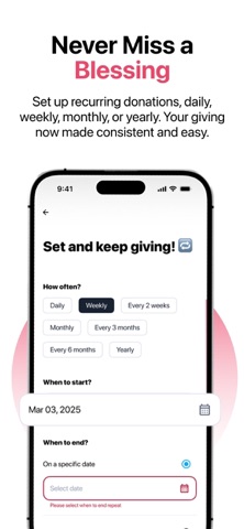 Feeling Blessed - Donation App Screenshot 3 of 7