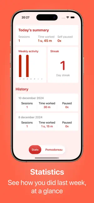 Pomodoreau screenshot 4