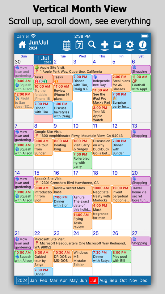 #5. Eventium (iOS) Av: johnhair.com