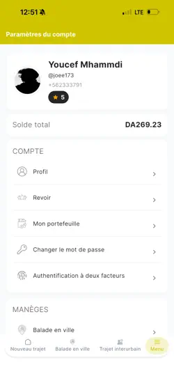Captura de pantalla de Fitrigi Chauffeur en iPhone 3