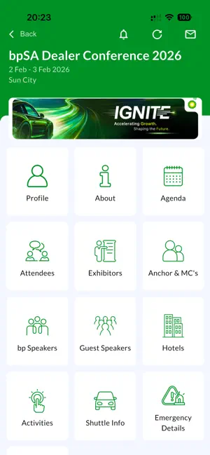 bpSA Dealer Conference 2026 screenshot 1