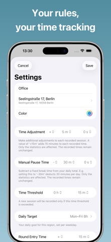 Time Tracker - Geofy Screenshot 6 of 7
