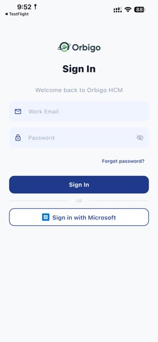 Orbigo HCM screenshot