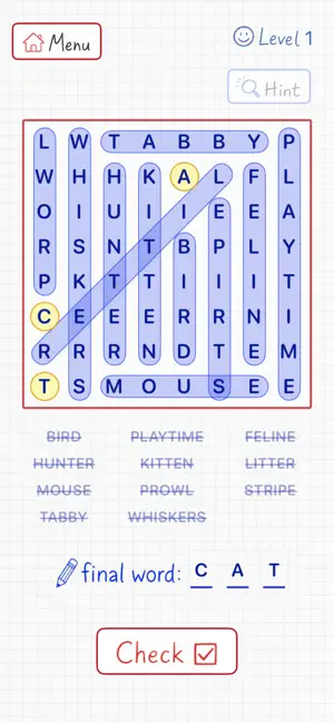 Word Search Game: FinalWord screenshot 2