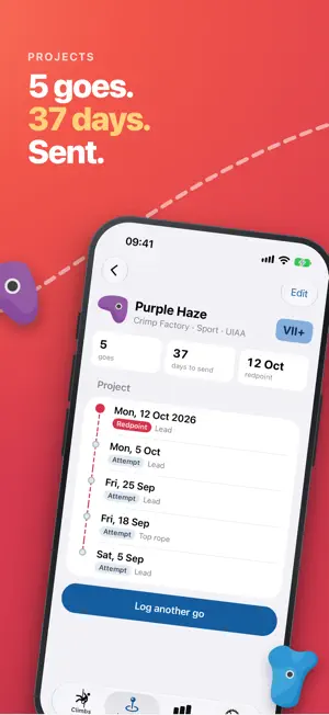 Climbly: Climbing Logbook screenshot 2