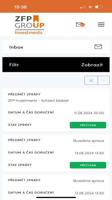 ZFPI Online screenshot