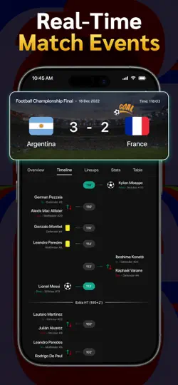 Football Live Scores, Fixtures iPhone Ekran Görüntüsü 5